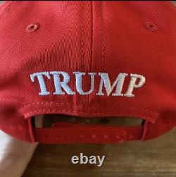 100% Authentic Trump Signed MAGA Red 45 Hat