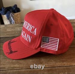 100% Authentic Trump Signed MAGA Red 45 Hat