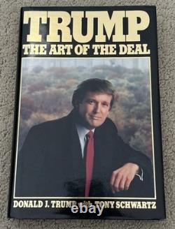 1987 Art Of The Deal Donald Trump Ivana Trump Signed First Edition Book PSA/DNA