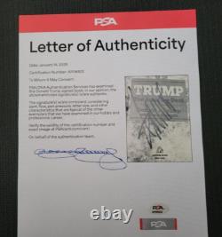 1987 The Art of the Deal Hardcover Book SIGNED by President Donald Trump! LOA