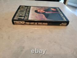 1987 The Art of the Deal Hardcover Book SIGNED by President Donald Trump! LOA