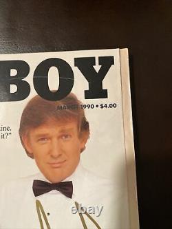 1990 President Donald Trump Signed Playboy, Very Rare
