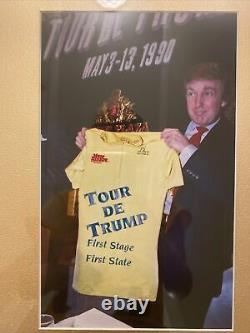 1990 President Trump Signed Tour De Trump Letter With Envelope & Photos, Rare