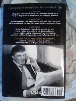 1997 Trump The Art Of The Comeback Signed 1st Edition Book