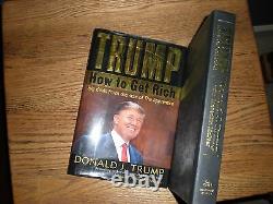 2 SIGNED HC-President Donald and Ivanka Trump How to Get Rich + The Trump Card