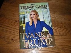 2 SIGNED HC-President Donald and Ivanka Trump How to Get Rich + The Trump Card