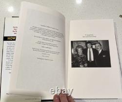 2004 Donald J Trump Autographed Signed First Edition How To Get Rich Book