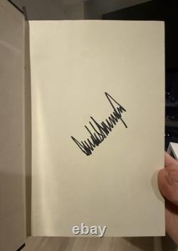 2004 Donald J Trump Autographed Signed First Edition How To Get Rich Book