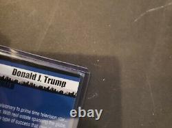 2005 Comic Images The Apprentice Donald Trump Auto Signed Trading Card #1 DG COA