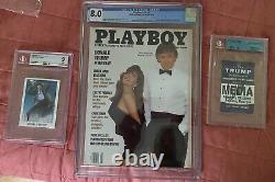 2016 JSA Autograph Donald Trump Signed & 1989 BGS 9 Rotten Core Playboy CGC -PSA