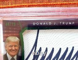 2020 Leaf Decision Cut Signatures Donald Trump BGS 9 Auto /10