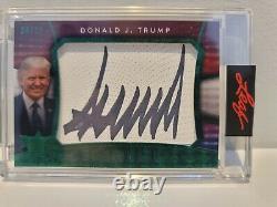 2020 Leaf Decision Donald J. Trump #/10 Cut Signature Auto Autograph