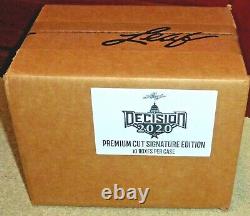 2020 Leaf Decision Premium Cut Sealed Box/Case Auto Signed Donald TrumpObama