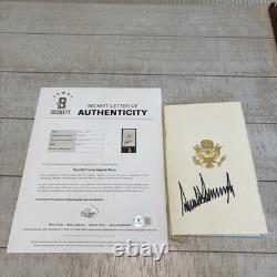 2025 Donald Trump Signed Full Signature Inaugural Luncheon Menu, Beckett Cert