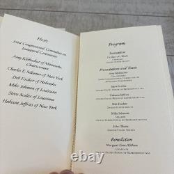 2025 Donald Trump Signed Full Signature Inaugural Luncheon Menu, Beckett Cert