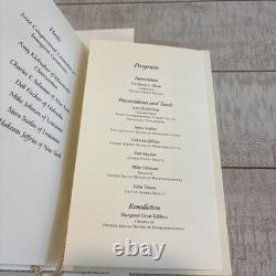 2025 Donald Trump Signed Full Signature Inaugural Luncheon Menu, Beckett Cert
