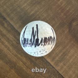 45/47th President Donald Trump Signed Autographed Golf Ball USA COA MAGA