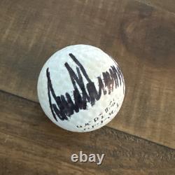 45/47th President Donald Trump Signed Autographed Golf Ball USA COA MAGA
