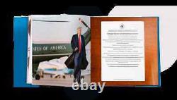 #45 President Donald J Trump Autographed Book Our Journey Together Proof Letter