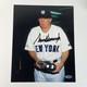 45th & 47th President Donald Trump Signed'ny Baseball Uniform 8x10 Photo Coa