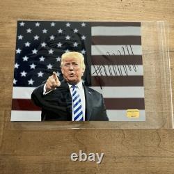45th/47th U. S. PRESIDENT DONALD J TRUMP HAND SIGNED 8x10 PHOTO COA