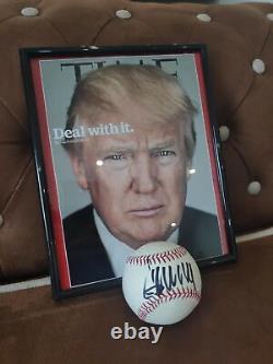 45th Donald J. Trump JSA signed Baseball James Spence LOA PSA DNA BECKETT