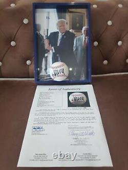 45th Donald J. Trump JSA signed Baseball James Spence LOA PSA DNA BECKETT