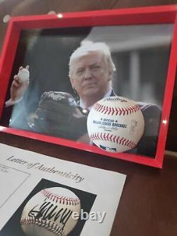 45th Donald J. Trump JSA signed Baseball James Spence LOA PSA DNA BECKETT