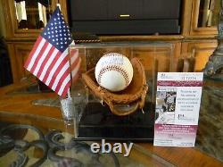 45th U. S PRES. DONALD TRUMP Signed /Auto Official 2001 WORLD SERIES BASEBALL JSA