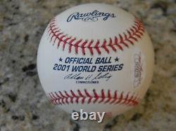 45th U. S PRES. DONALD TRUMP Signed /Auto Official 2001 WORLD SERIES BASEBALL JSA