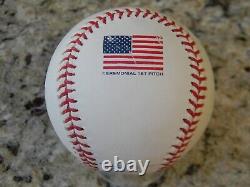 45th U. S PRES. DONALD TRUMP Signed /Auto Official 2001 WORLD SERIES BASEBALL JSA