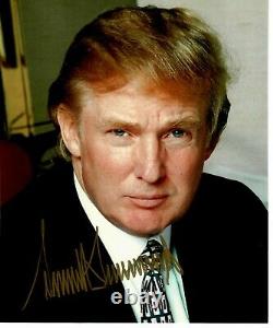 45th U. S. President Donald Trump Hand Signed 8X10 Color Photo Todd Mueller COA