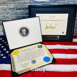 AUTHENTIC Donald Trump 2017 Inauguration Autograph Signature