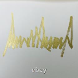 AUTHENTIC Donald Trump 2017 Inauguration Autograph Signature