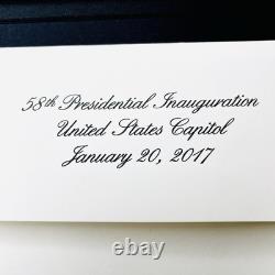 AUTHENTIC Donald Trump 2017 Inauguration Autograph Signature