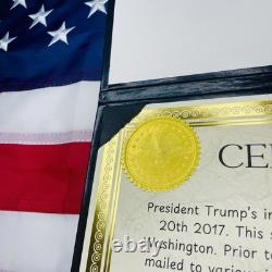 AUTHENTIC Donald Trump 2017 Inauguration Autograph Signature