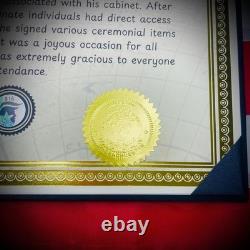 AUTHENTIC Donald Trump 2017 Inauguration Autograph Signature