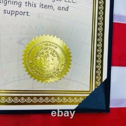 AUTHENTIC Donald Trump 2025 Inauguration Autograph Signature