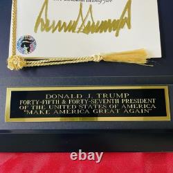 AUTHENTIC Donald Trump 2025 Inauguration Autograph Signature Picture COA