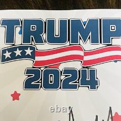 AUTHENTIC Donald Trump Autograph Picture Signature Signed With COA