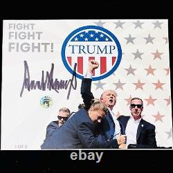 AUTHENTIC Donald Trump Autographed Signed Framed Picture COA MAGA RNC