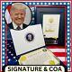 Authentic Donald Trump Inauguration Autograph Signature Signed Picture Coa