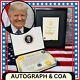 Authentic Donald Trump Inauguration Autograph Signature Signed Picture Coa