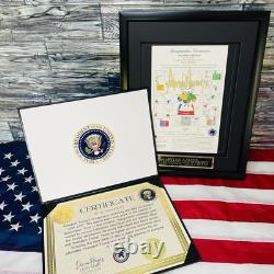 AUTHENTIC Donald Trump Inauguration Autograph Signature Signed Picture COA