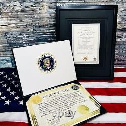 AUTHENTIC Donald Trump Inauguration Autograph Signature Signed Picture COA