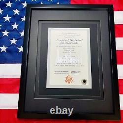 AUTHENTIC Donald Trump Inauguration Autograph Signature Signed Picture COA