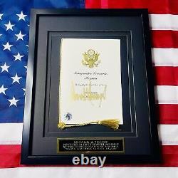 AUTHENTIC Donald Trump Inauguration Autograph Signature Signed Picture COA