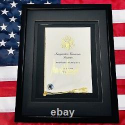 AUTHENTIC Donald Trump Inauguration Autograph Signature Signed Picture COA