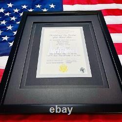 AUTHENTIC Donald Trump Inauguration Autograph Signature Signed Picture COA