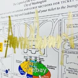 AUTHENTIC Donald Trump Inauguration Autograph Signature Signed Picture COA